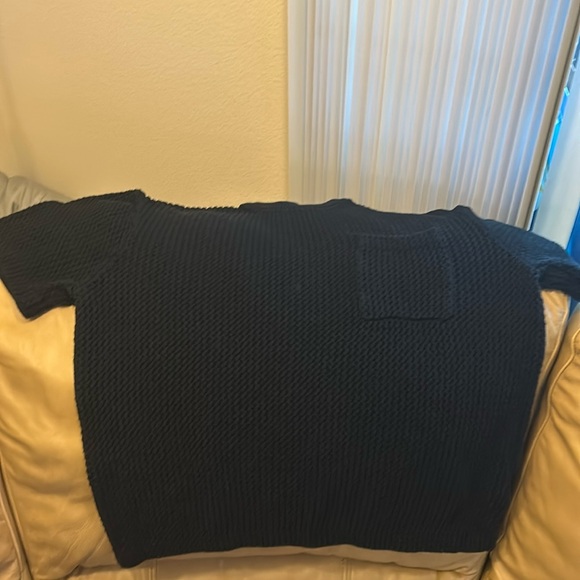 Men’s medium loose fit black cotton thick mesh tee - Picture 1 of 1